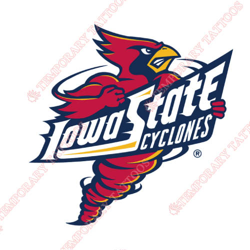 Iowa State Cyclones Customize Temporary Tattoos Stickers NO.4669